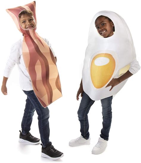 bacon and eggs costume|bacon and egg costume ideas.